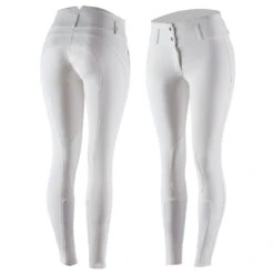 Horze Daniela Damenreithose Mit Kniebesatz Aus Synthetikleder -Cavallo Verkäufe 36621 WH 1