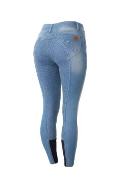 Horze Kaia Damen Reithose Aus Vollbesatz In Jeansoptik Mit Silikon Grip Und Hohem Bund 26 Horze Kaia Damen Reithose Aus Vollbesatz In Jeansoptik Mit Silikon Grip Und Hohem Bund -Cavallo Verkäufe 36656 ldb 01