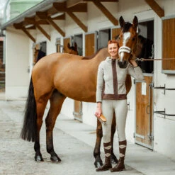 Horze Sienna Damen Reithose Mit Vollbesatz Und Silikon Grip -Cavallo Verkäufe 36660 FLBR 6