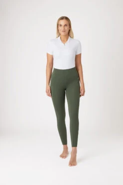 Horze Gillian Damen Reitleggings Aus Kompressionsmaterial Mit Vollbesatz -Cavallo Verkäufe 36673 BKGR 3