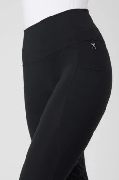 Horze Gillian Damen Reitleggings Aus Kompressionsmaterial Mit Vollbesatz -Cavallo Verkäufe 36673 BL 5