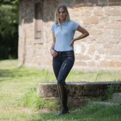 B Vertigo Meghan Damen Reithose Mit Kniebesatz Und Silikon Grip -Cavallo Verkäufe 36676 VDB 6