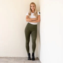 Horze Vanessa Reitleggings Mit Vollbesatz, Nahtlos In Jeansoptik -Cavallo Verkäufe 36677 DLGR 6