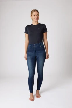 Horze Kaia Jeansreithose Mit Silikonvollbesatz Und Kristallen 9 Horze Kaia Jeansreithose Mit Silikonvollbesatz Und Kristallen -Cavallo Verkäufe 36684 DNB 3