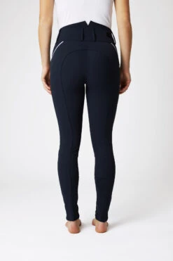 Horze Della Damen Kniebesatzreithose Mit Hohem Bund Und Kontrasteinfassung -Cavallo Verkäufe 36691 VDB 4