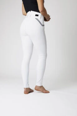 Horze Della Damen Kniebesatzreithose Mit Hohem Bund Und Kontrasteinfassung -Cavallo Verkäufe 36691 WH 2