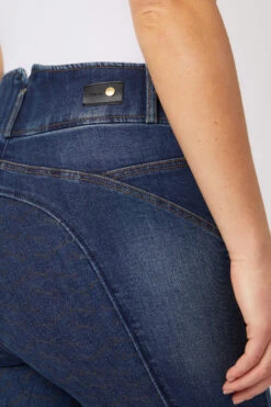 Horze Cecilia Damen Jeansreithose Mit Silikonvollbesatz Und Rückendetail -Cavallo Verkäufe 36696 DNB 6