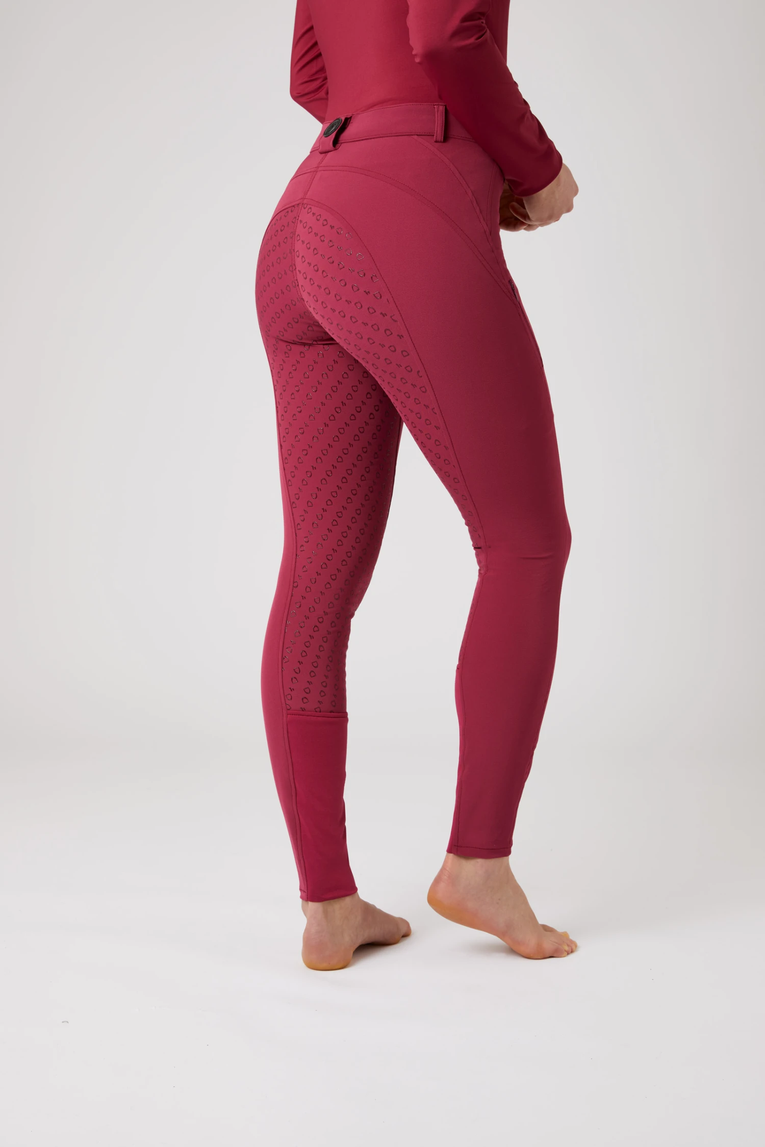 Horze Mila Vollbesatzreithose Für Damen Mit Hohem Bund 2 Horze Mila Vollbesatzreithose Für Damen Mit Hohem Bund – Bild 2