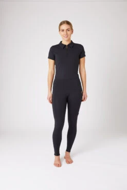 Horze Sagira Damen Reitleggings Mit Silikonvollbesatz Und Goldenem Detail -Cavallo Verkäufe 36701 VDB 3