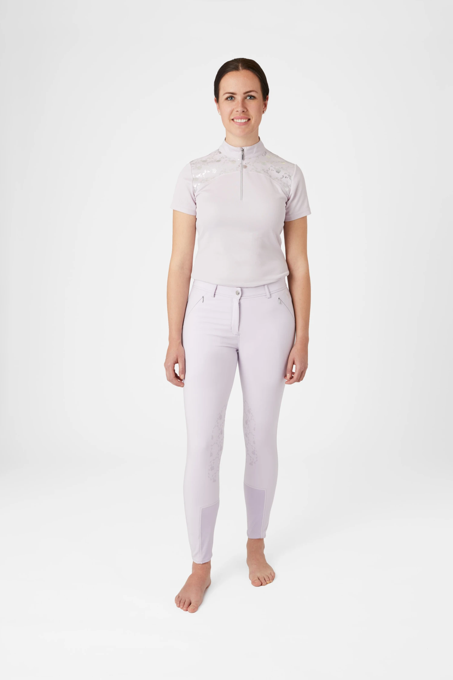 Horze Kaitlin Damen Kniebesatzreithose Mit Blumendetail 10 Horze Kaitlin Damen Kniebesatzreithose Mit Blumendetail – Bild 10