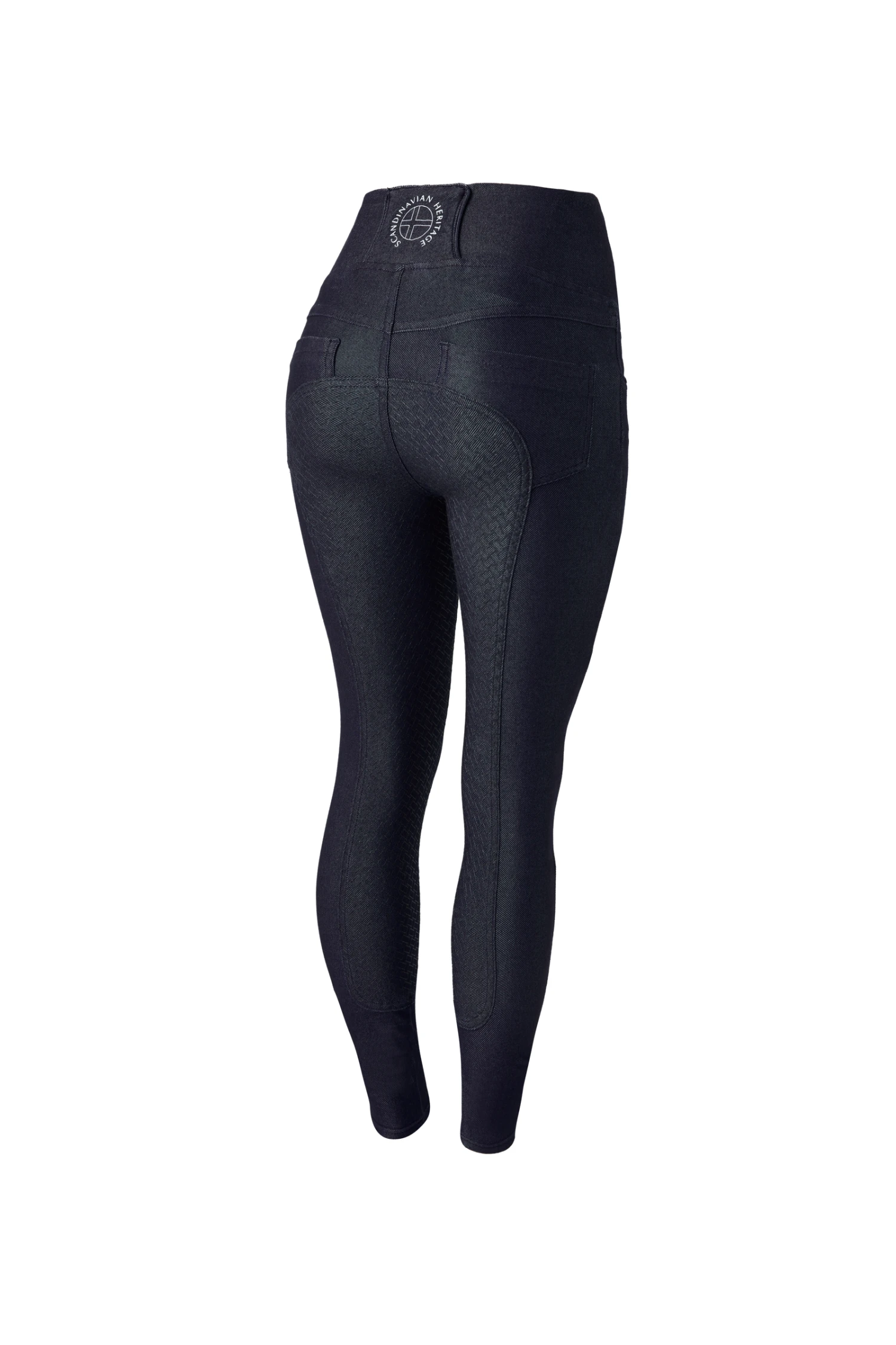 Horze Katia Jeans Look Vollbesatzreitleggings Für Damen 1 Horze Katia Jeans Look Vollbesatzreitleggings Für Damen