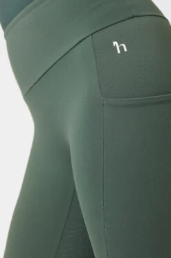 Horze Ginny Damen Reitleggings Mit Silikonvollbesatz Und Handytasche -Cavallo Verkäufe 36721 CLGR 5