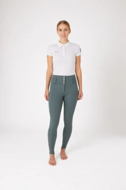 Horze Louisa Damen Thermo Vollbesatzreithose Mit Hohem Bund -Cavallo Verkäufe 36735 udgr 03