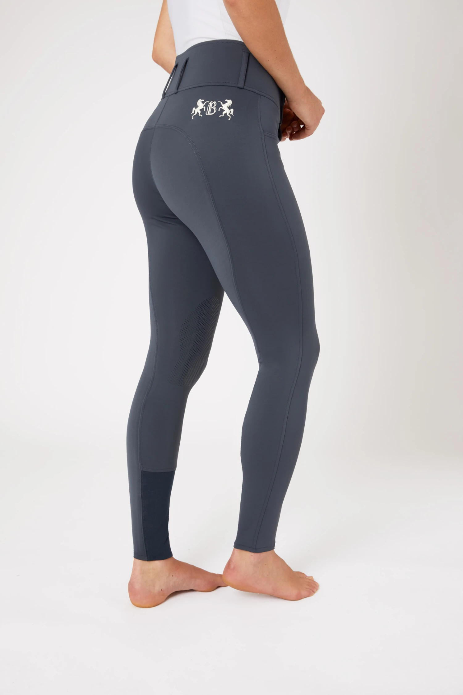 B Vertigo Meghan Damen Kniebesatzreithose Mit Hohem Bund 2 B Vertigo Meghan Damen Kniebesatzreithose Mit Hohem Bund – Bild 2