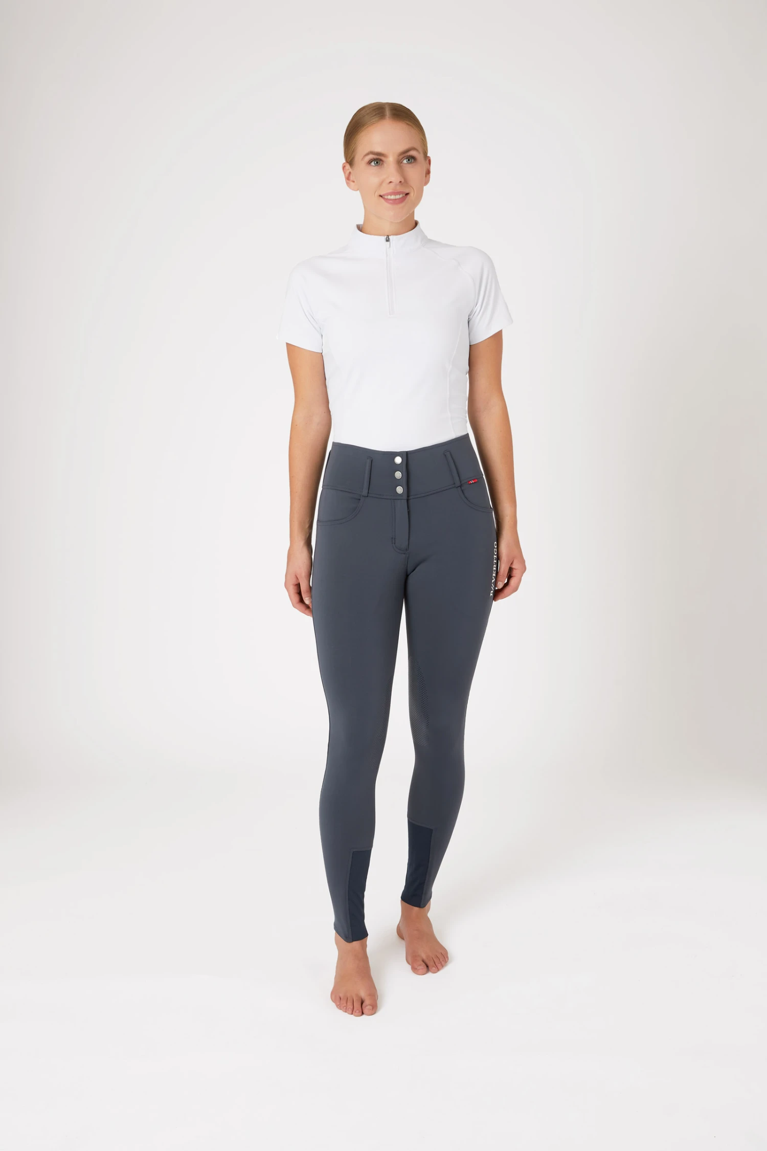 B Vertigo Meghan Damen Kniebesatzreithose Mit Hohem Bund 3 B Vertigo Meghan Damen Kniebesatzreithose Mit Hohem Bund – Bild 3