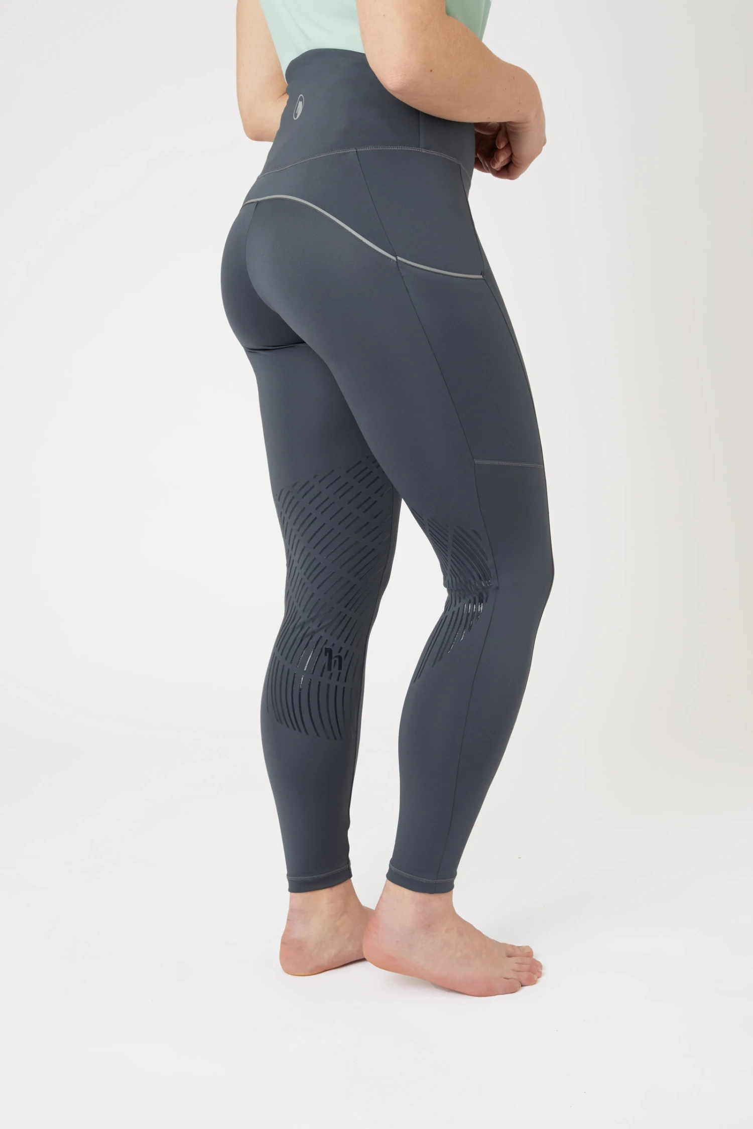 Horze Nicki Damen Reitleggings Mit Kniegrip 2 Horze Nicki Damen Reitleggings Mit Kniegrip – Bild 2
