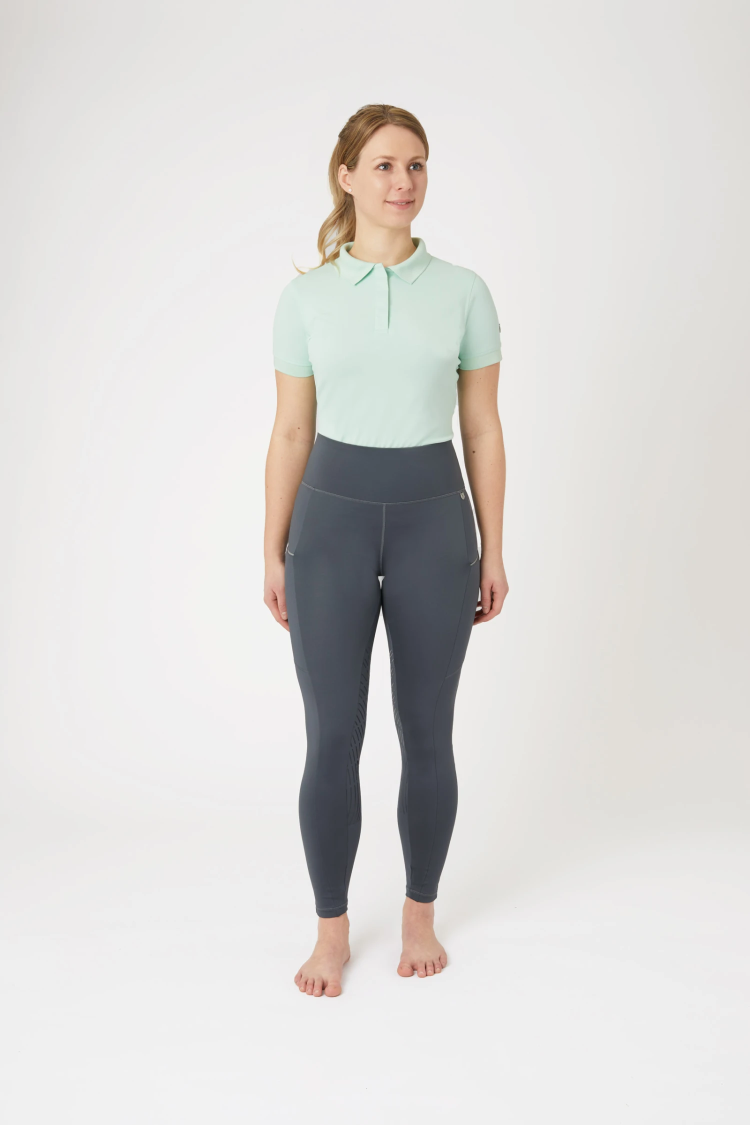 Horze Nicki Damen Reitleggings Mit Kniegrip 3 Horze Nicki Damen Reitleggings Mit Kniegrip – Bild 3