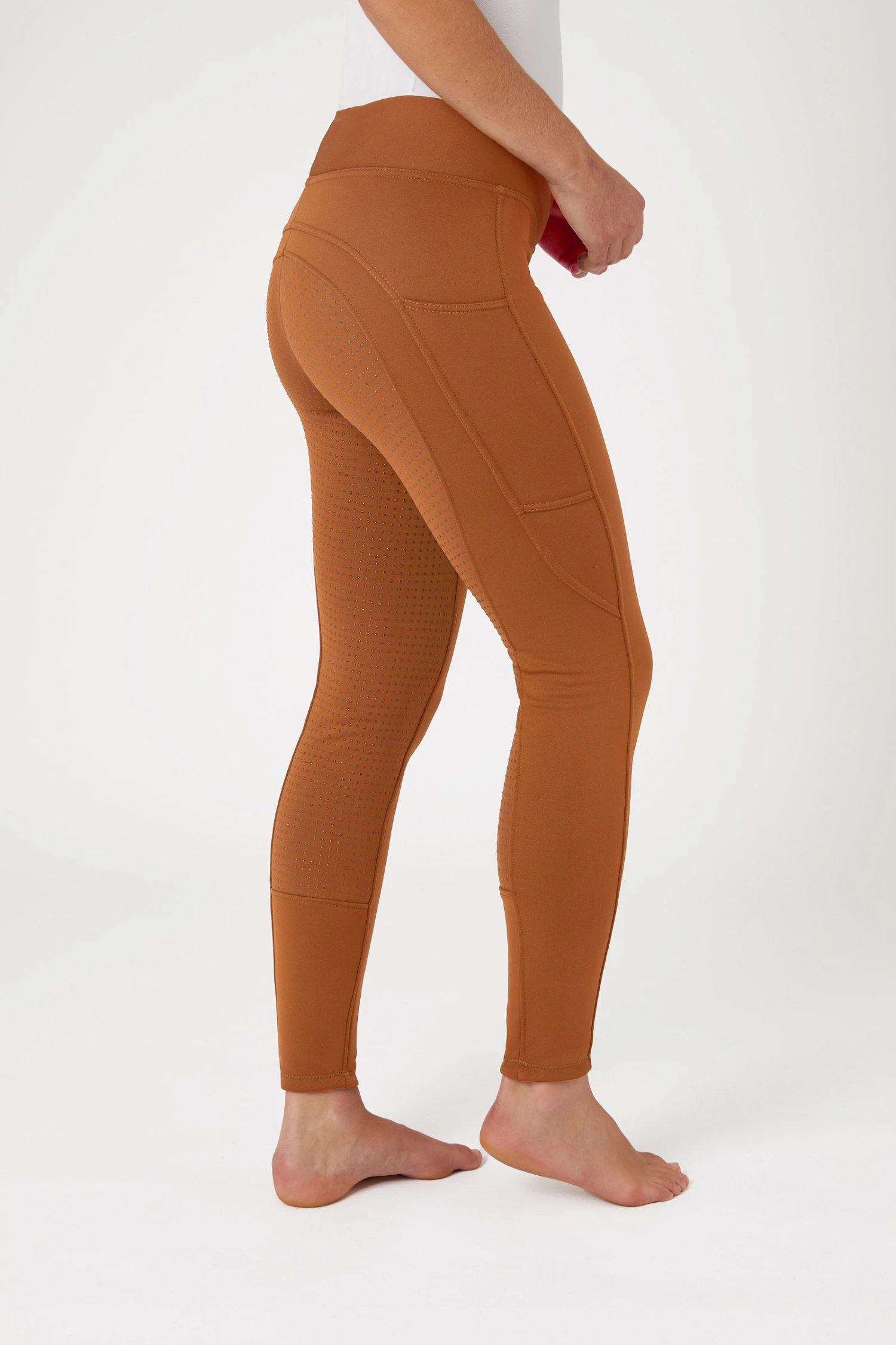 Horze Active Damen Winter Vollbesatzreitleggings Mit Handytasche 2 Horze Active Damen Winter Vollbesatzreitleggings Mit Handytasche – Bild 2