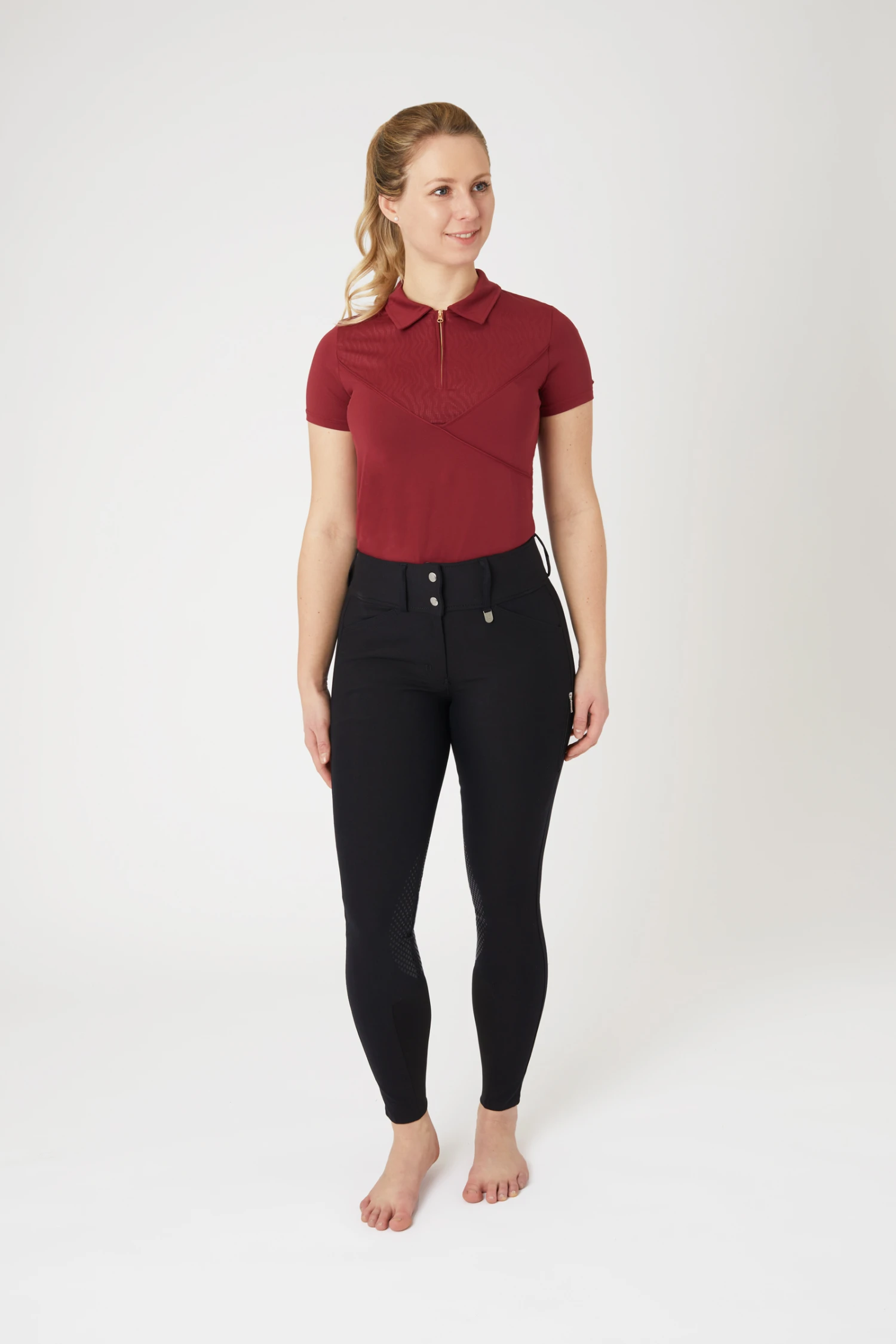 Horze Grand Prix II Damen Reithose Mit Kniebesatz 3 Horze Grand Prix II Damen Reithose Mit Kniebesatz – Bild 3