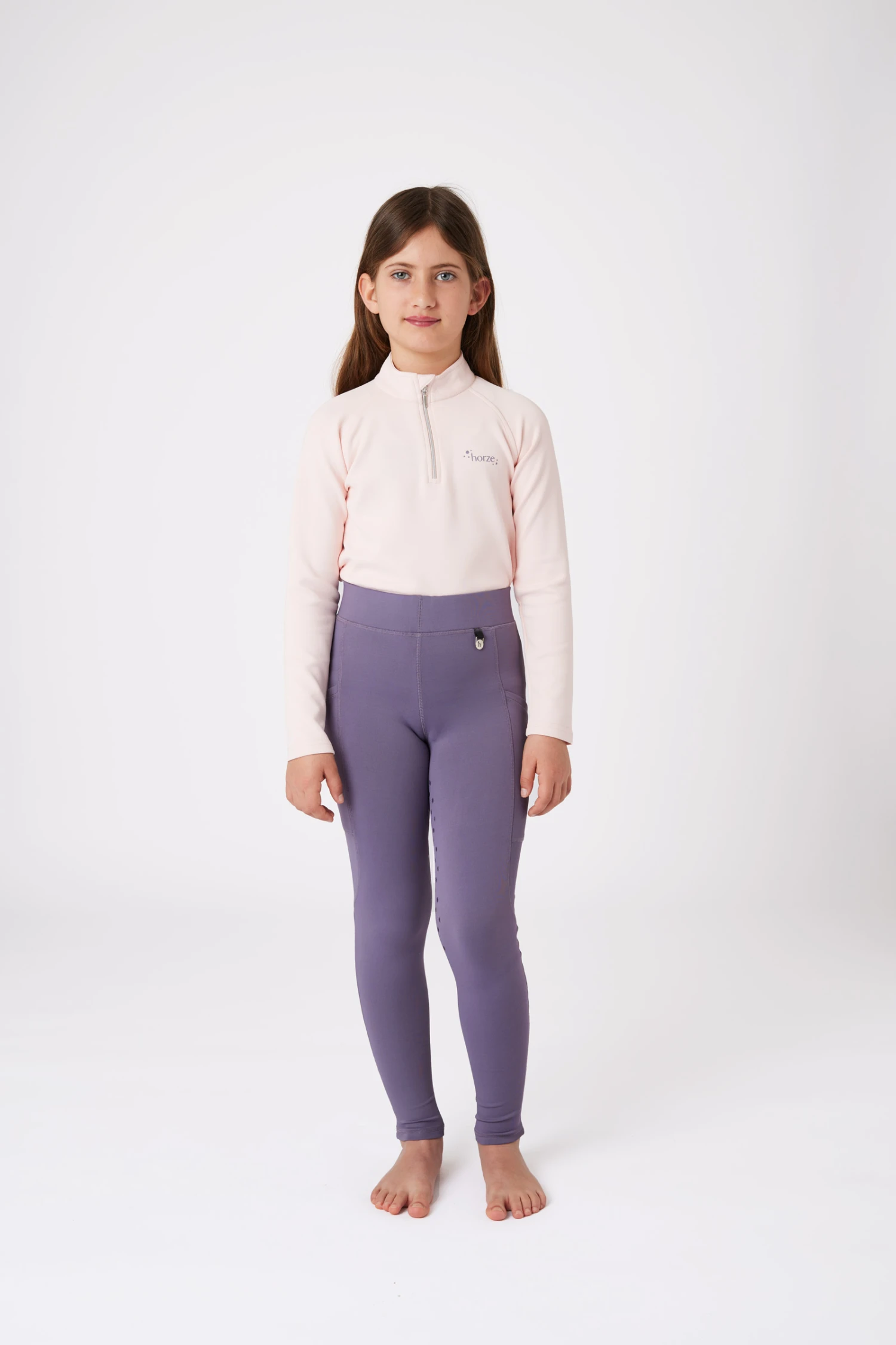 Horze Kaylee Kinder Vollbesatz Leggings 2 Horze Kaylee Kinder Vollbesatz Leggings – Bild 2