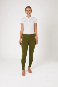 Horze Active Damen Winter Kniebesatzreitleggings Mit Handytasche -Cavallo Verkäufe 36790 dogr 03