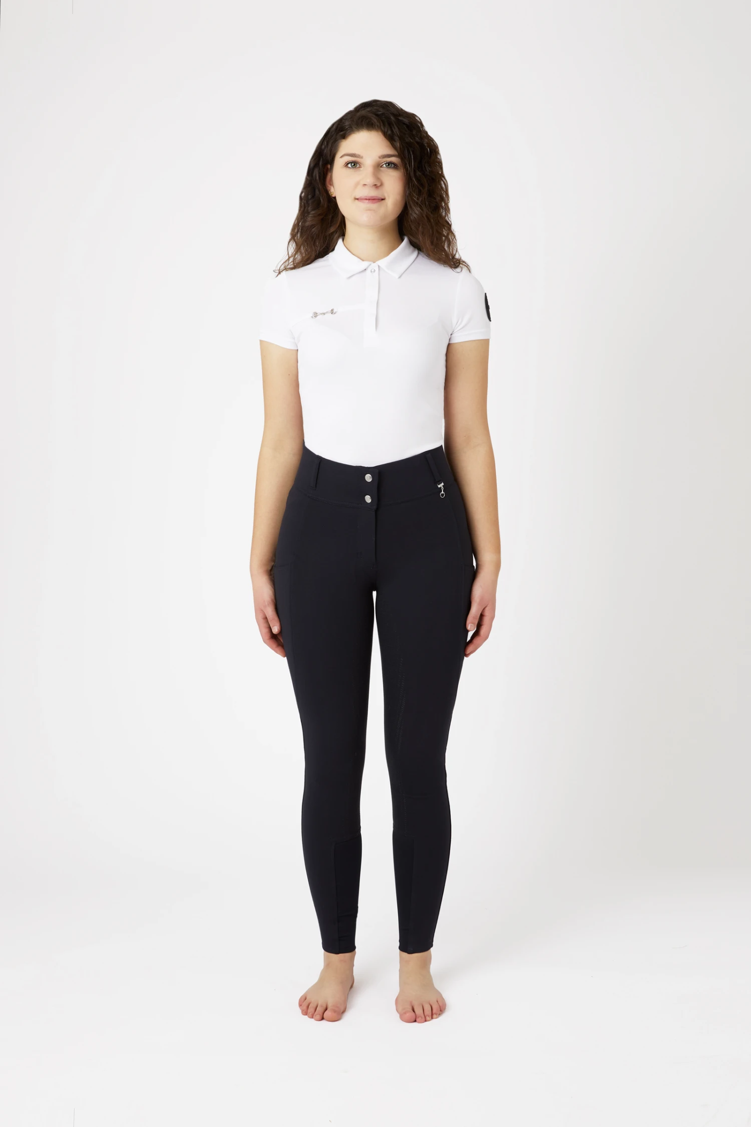 Horze Mira Damen Reithose Mit Vollbesatz Und Hohem Bund 3 Horze Mira Damen Reithose Mit Vollbesatz Und Hohem Bund – Bild 3