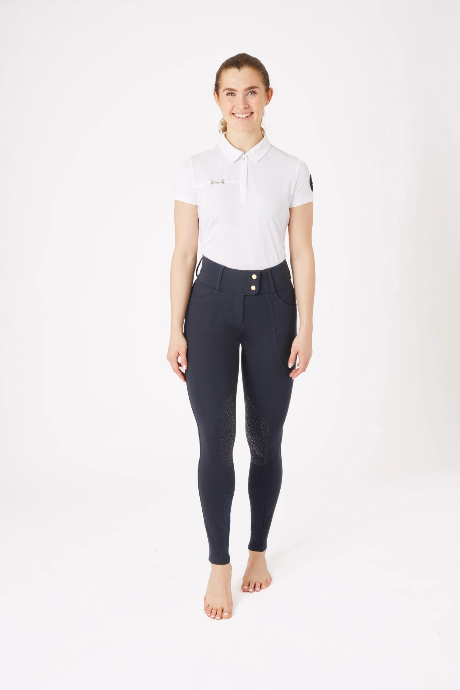 Horze Bella Damen Kniegrip Reithose 3 Horze Bella Damen Kniegrip Reithose – Bild 3