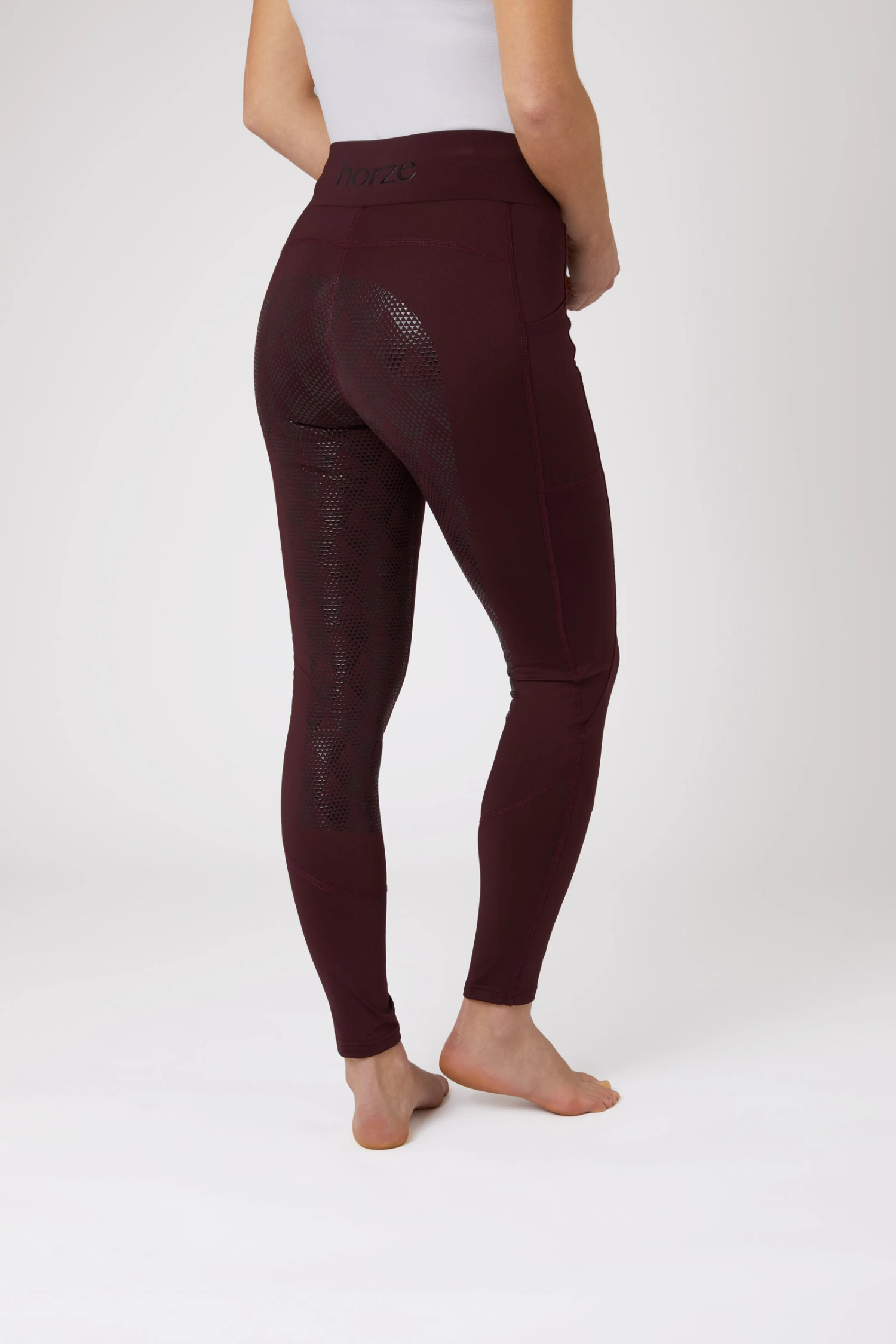 Horze Damen Vollbesatzreitleggings Mit Hohem Bund 7 Horze Damen Vollbesatzreitleggings Mit Hohem Bund – Bild 7