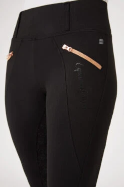 Horze Vollbesatzreitleggings Mit Roségoldenem Reißverschluss -Cavallo Verkäufe 36909 bl 05