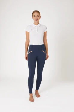Horze Vollbesatzreitleggings Mit Roségoldenem Reißverschluss -Cavallo Verkäufe 36909 db 03