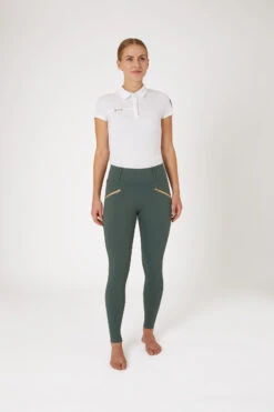 Horze Vollbesatzreitleggings Mit Roségoldenem Reißverschluss -Cavallo Verkäufe 36909 gr 03