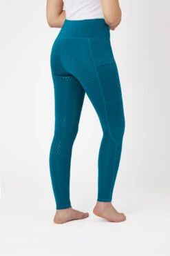 Horze Damen Vollbesatzreitleggings Mit Mesh-Beinabschlüssen -Cavallo Verkäufe 36910 lgnb 02