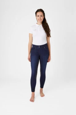 Horze Damen Jeansreithose Mit Leder- Und Silikonvollbesatz 15 Horze Damen Jeansreithose Mit Leder- Und Silikonvollbesatz -Cavallo Verkäufe 36958 DNB 3