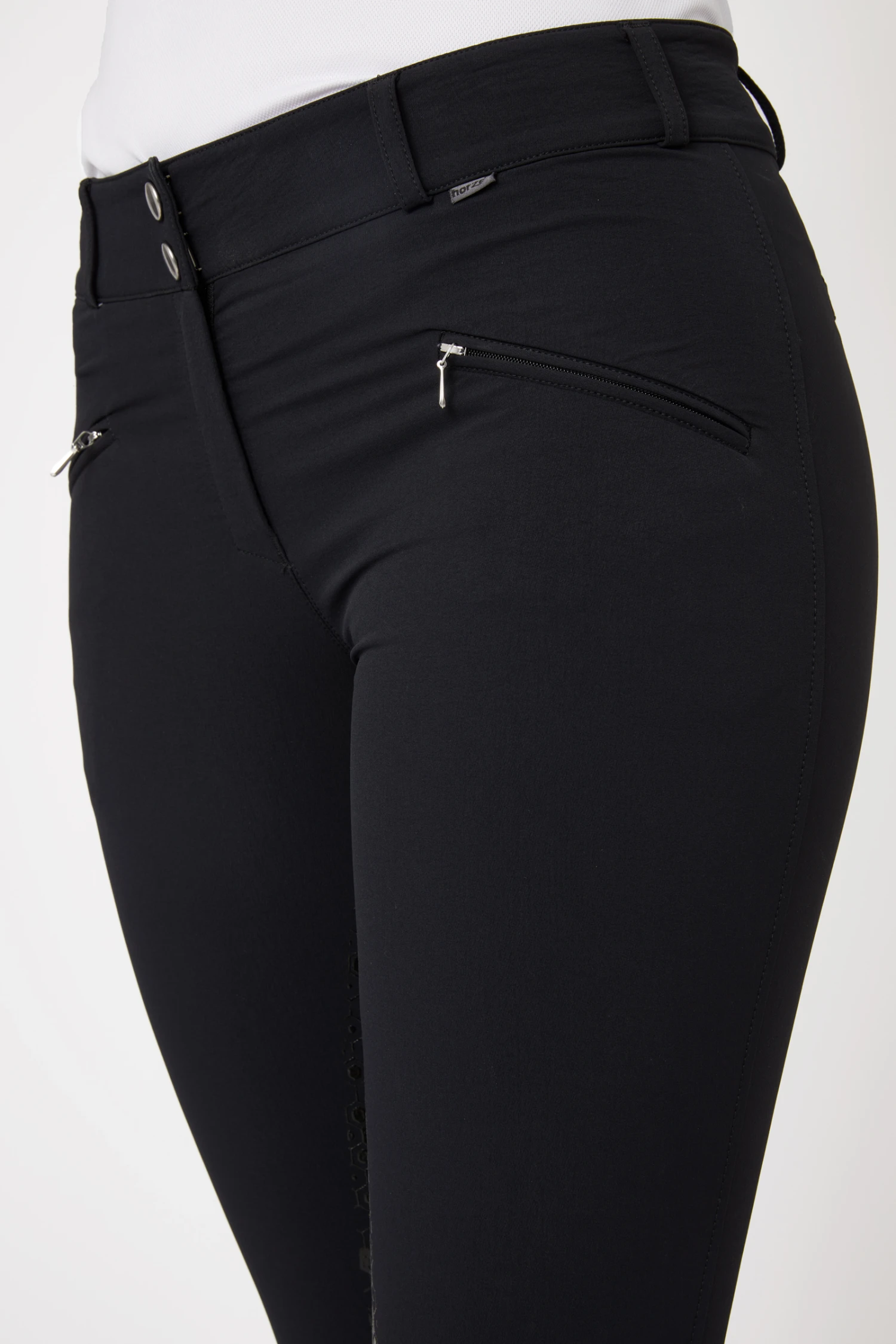 Horze Reithose Mit Vollbesatz Und Hohem Bund 5 Horze Reithose Mit Vollbesatz Und Hohem Bund – Bild 5