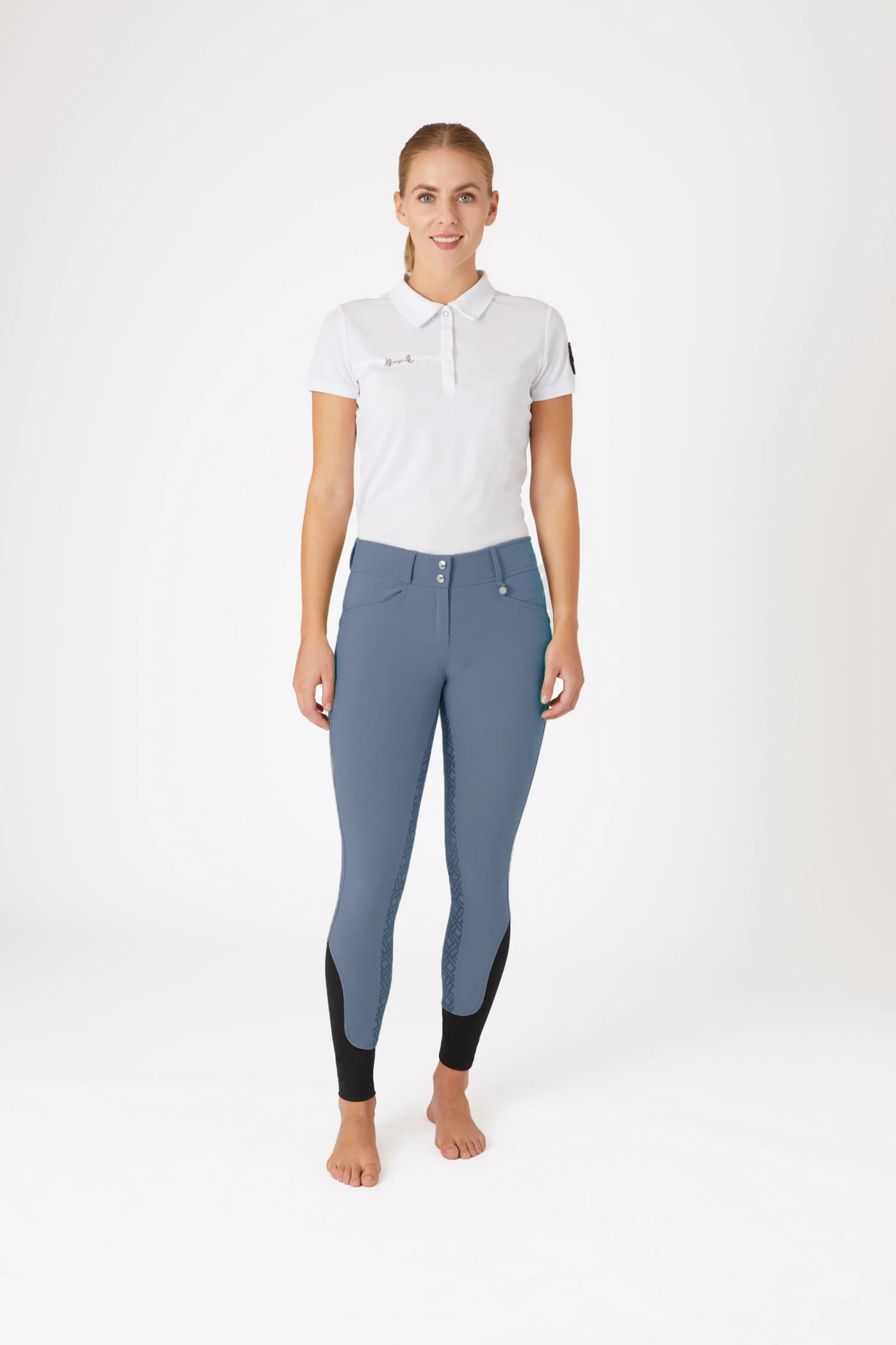 Horze Damenreithose Mit Vollbesatz Und Hohem Bund 10 Horze Damenreithose Mit Vollbesatz Und Hohem Bund – Bild 10