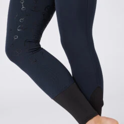 Reithose Mit Vollbesatz Mit Hohem Bund Und Silikon Gebissdruck -Cavallo Verkäufe CP3630 DB 4