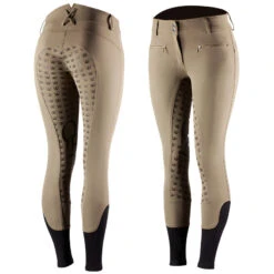 Damen Reithose Mit Silikonvollbesatz Und Hohem Bund -Cavallo Verkäufe CP3652 BR 1