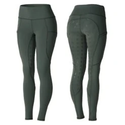 Reitleggings Mit Vollbesatz Für Damen Aus Silikon Mit Hohem Bund -Cavallo Verkäufe CP3675 GR 1