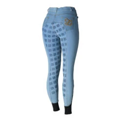Reithose Mit Vollbesatz In Jeansoptik Für Damen -Cavallo Verkäufe CP3680 LB 3