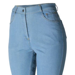 Reithose Mit Vollbesatz In Jeansoptik Für Damen -Cavallo Verkäufe CP3680 LB 4