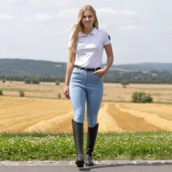 Reithose Mit Vollbesatz In Jeansoptik Für Damen -Cavallo Verkäufe CP3680 LB 6