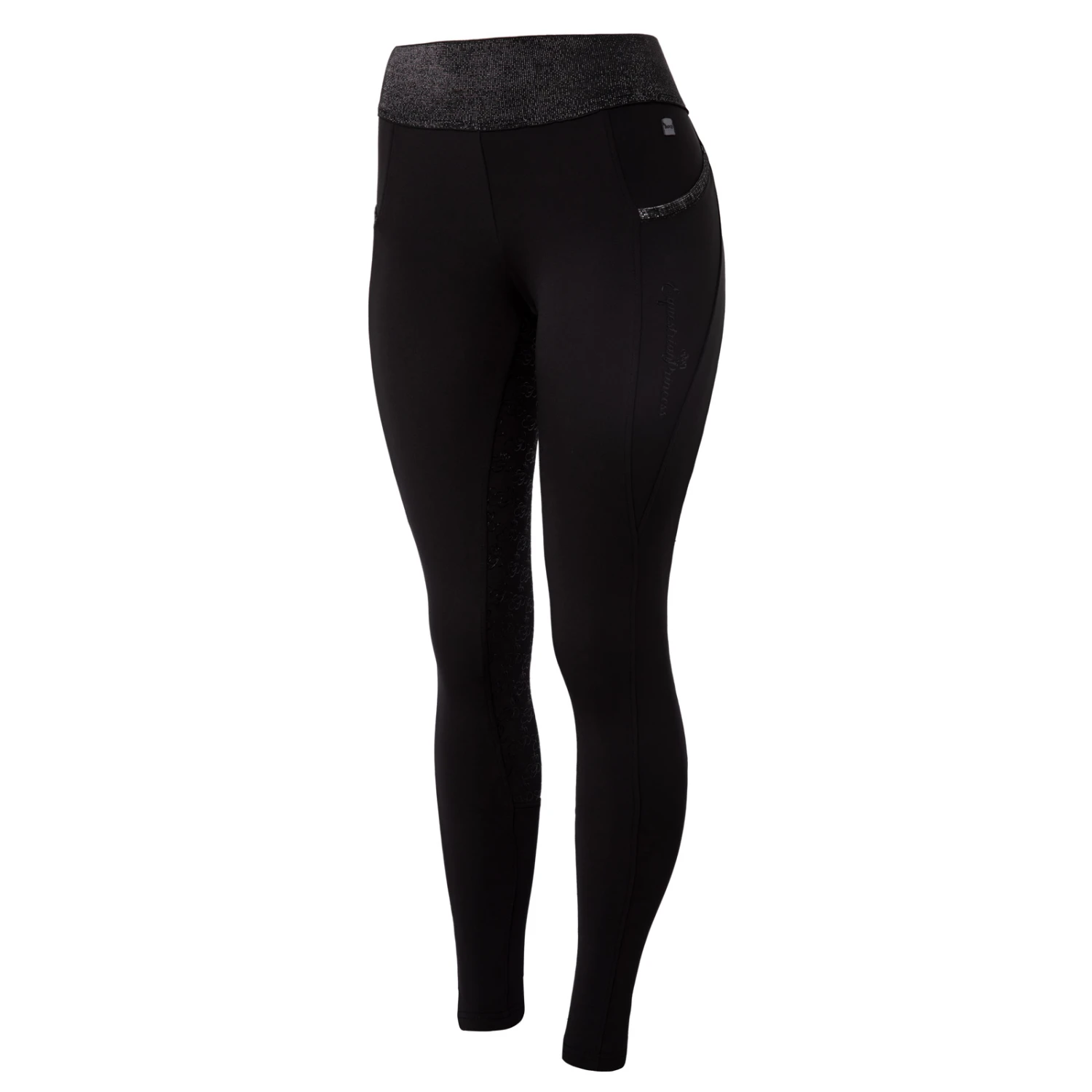 Reitleggings Für Damen Mit Vollbesatz Und Glitzerbund 5 Reitleggings Für Damen Mit Vollbesatz Und Glitzerbund – Bild 5