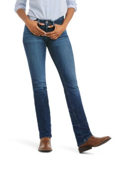 Ariat Real PR Abby Straight Reithose Mit Vollbesatz In Jeansoptik Für Damen