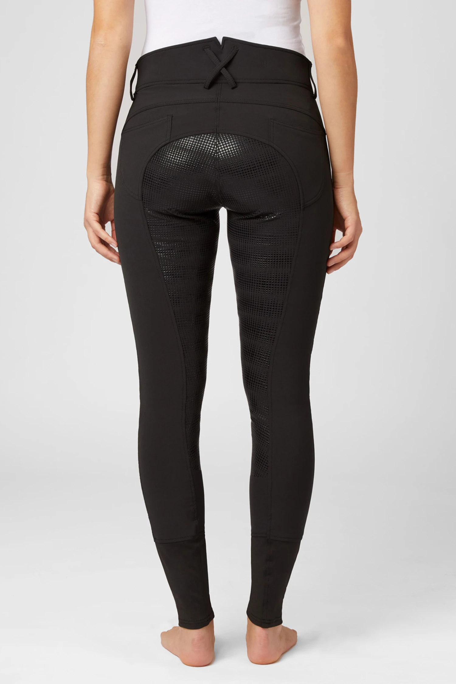 Horze Vollbesatzreithose Mit Hohem Bund Und Handytasche 4 Horze Vollbesatzreithose Mit Hohem Bund Und Handytasche – Bild 4