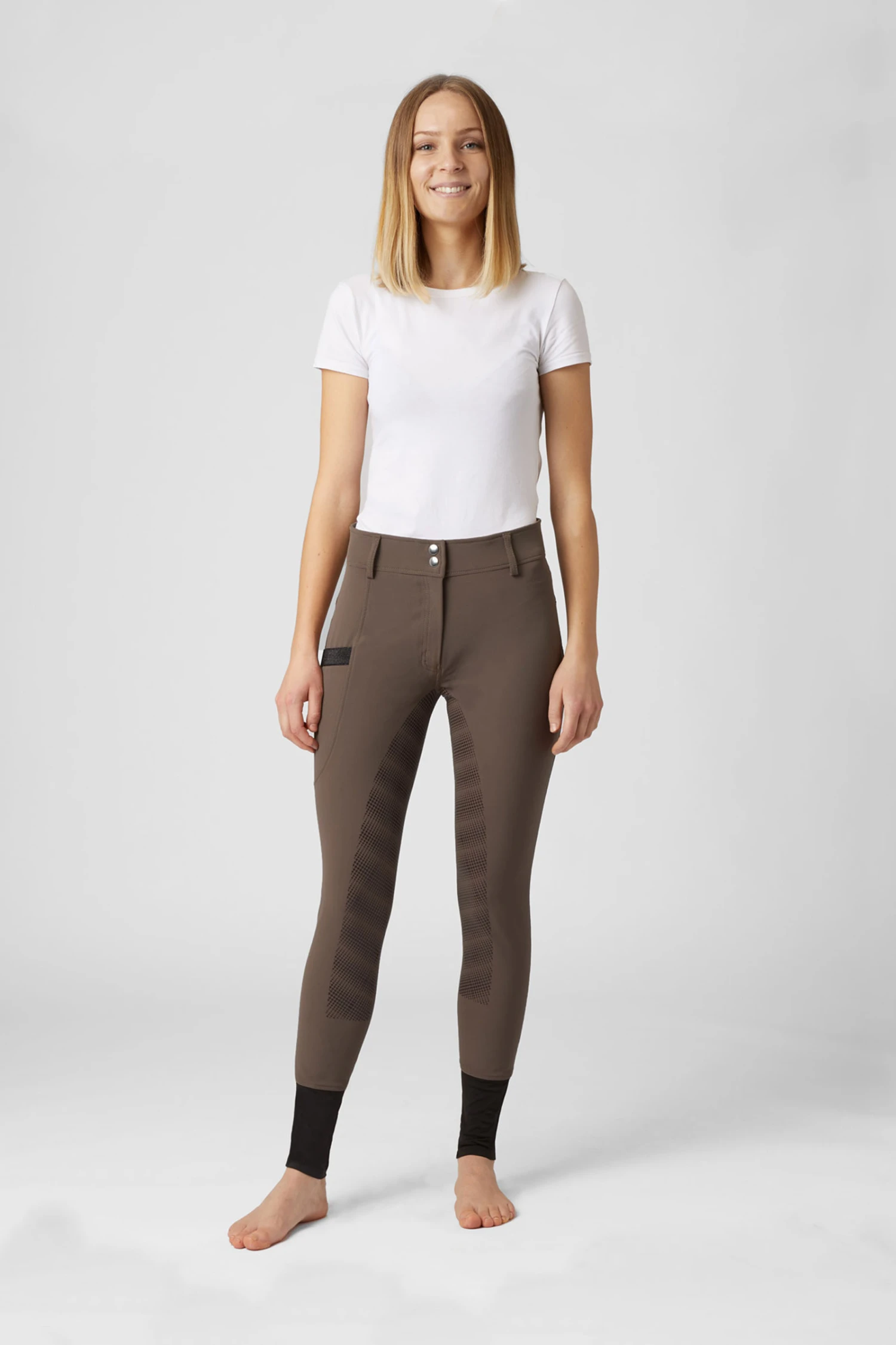 Horze Vollbesatzreithose Mit Hohem Bund Und Handytasche 18 Horze Vollbesatzreithose Mit Hohem Bund Und Handytasche – Bild 18