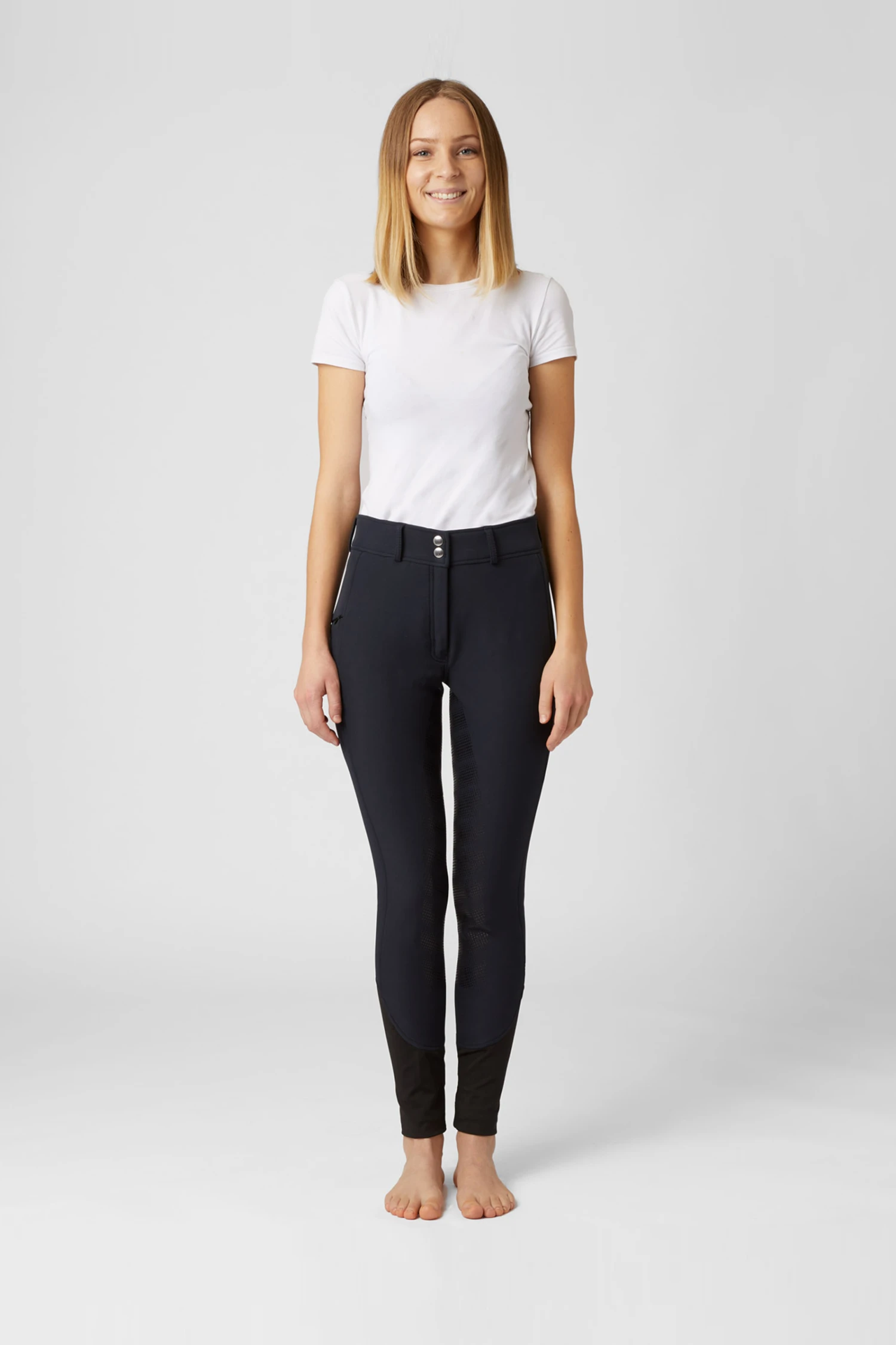 Horze Thermo Softshellreithose Für Damen Mit Hohem Bund Und Kristallen 10 Horze Thermo Softshellreithose Für Damen Mit Hohem Bund Und Kristallen – Bild 10