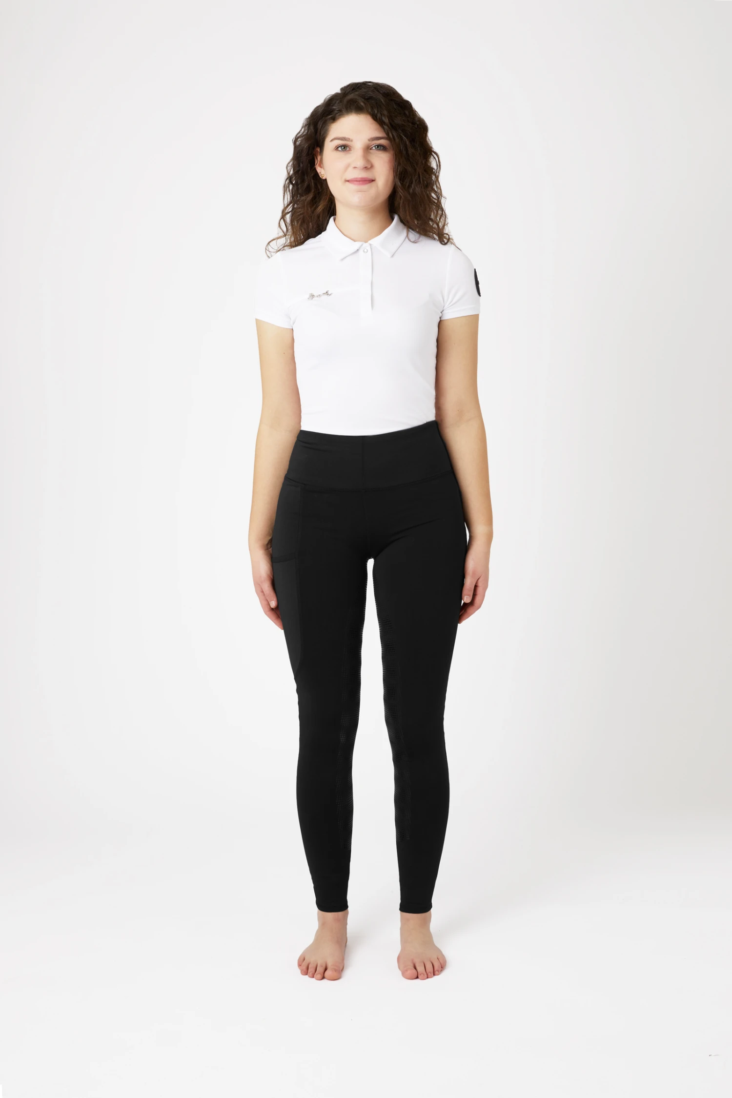 Horze Reitleggings Für Damen Mit Silikonvollbesatz Und Handytasche 3 Horze Reitleggings Für Damen Mit Silikonvollbesatz Und Handytasche – Bild 3