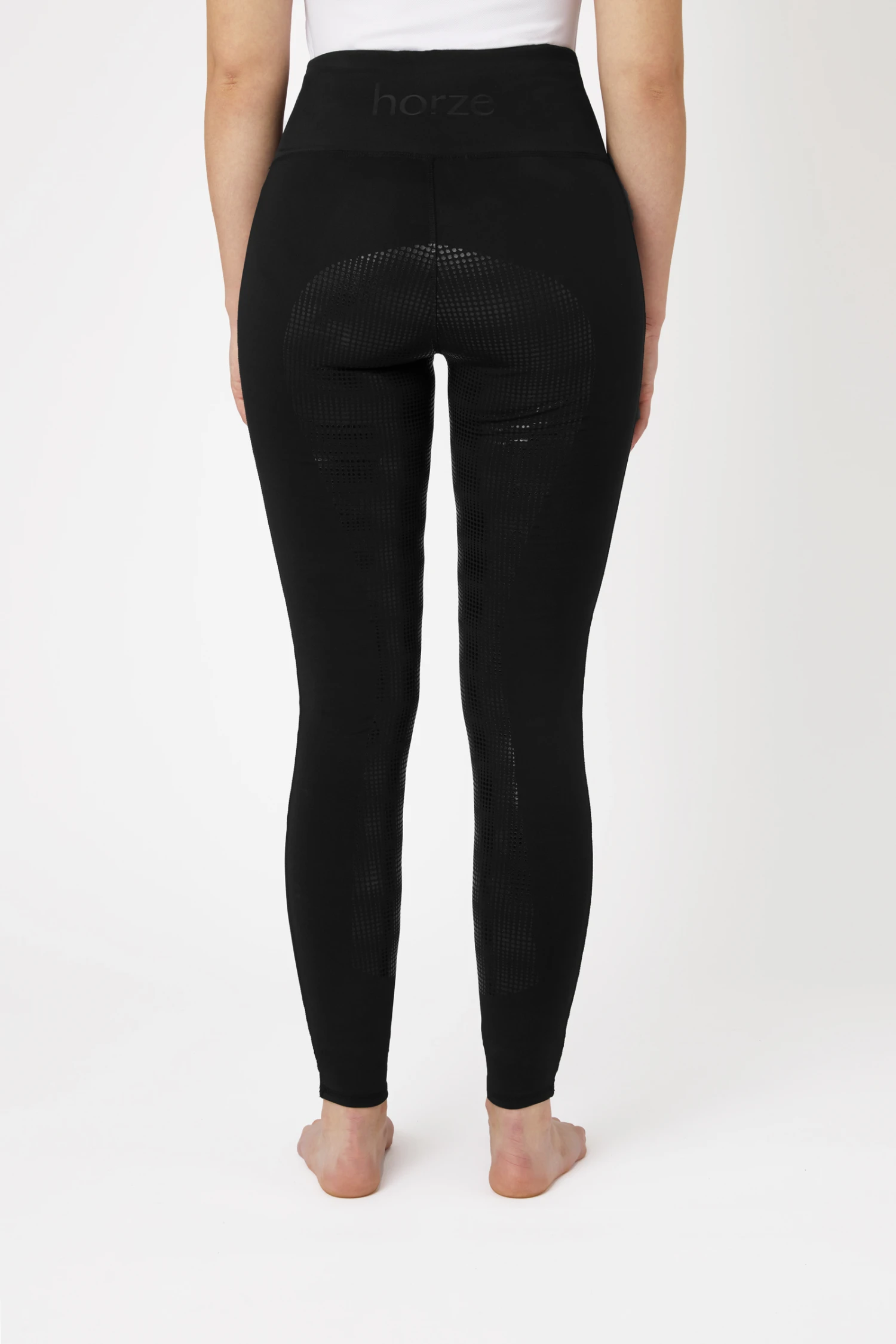 Horze Reitleggings Für Damen Mit Silikonvollbesatz Und Handytasche 4 Horze Reitleggings Für Damen Mit Silikonvollbesatz Und Handytasche – Bild 4