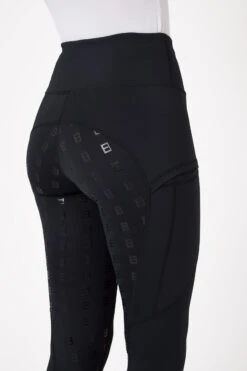 Reitleggings Mit Vollbesatz Für Damen Aus Silikon Mit Hohem Bund -Cavallo Verkäufe cp3675 bl 05