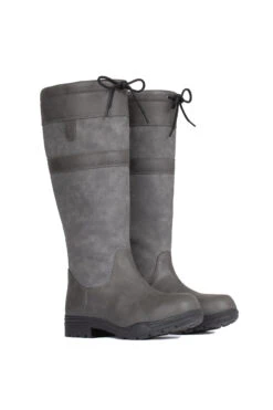 Horze Wasserdichte Damen Country Stiefel Mit Kunstfellfutter